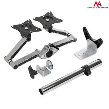 НАСТОЛЬНЫЙ ДЕРЖАТЕЛЬ ДЛЯ 2x ЖК-СВЕТОДИОДНЫХ МОНИТОРОВ 27 ФУТОВ