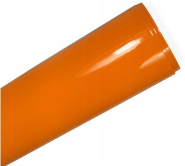 FOLIA SAMOPRZYLEPNA AUTO POMARAŃCZ POŁYSK 200cm