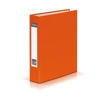 SEGREGATOR A5 4 CM 2RINGI POMARAŃCZOWY
