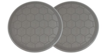 MASKOWNICA GŁOŚNIKA VW SKODA szara 165mm 2 sztuki