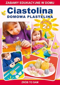 Ciastolina Domowa plastelina Zabawy edukacyjne 2+