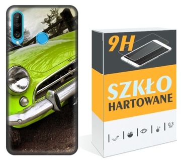 ETUI SZKŁO Huawei P30 Lite auta samochody