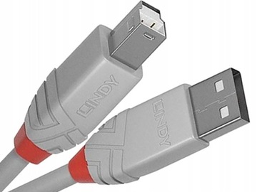 KABEL PRZEWÓD USB 2.0 A-B LINDY DO DRUKARKI 0,2M