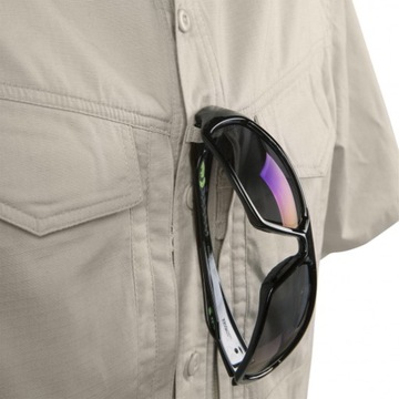 Оливковая рубашка Helikon Defender с коротким рукавом размера XXL