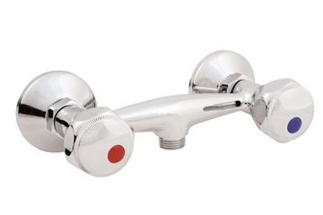 Bateria natryskowa ścienna Hydroland chrom