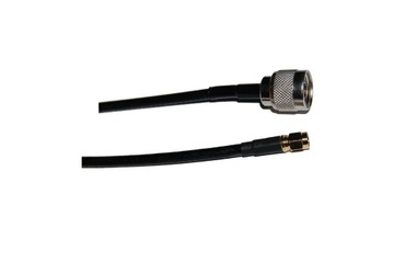 Kabel wtyk N / wtyk RP-SMA 3m, przewód H155 Belden