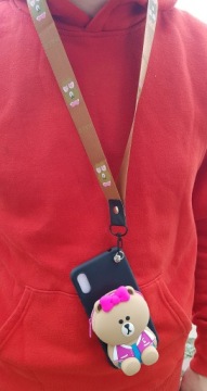 Чехол-шнурок-кошелек Teddy Bear для Huawei Y6 2019