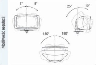 Рефлектор 184х102мм H4 R2 ZETOR Proxima Forterra