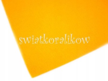 FL009 Filc z metra orange 1mm 50x85cm