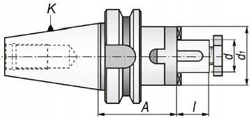 ФРЕЗЕРНАЯ ГОЛОВКА MAS 403-BT40 ДЛЯ ФРЕЗ С ЧПУ 16 ММ