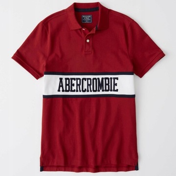 ABERCROMBIE FITCH Oryginalna Koszulka Polo USA XXL