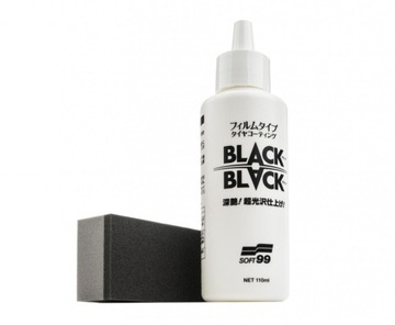 SOFT99 BLACK ЧЕРНАЯ ЗАПРАВКА ДЛЯ БЛЕСК ШИН 60 ДНЕЙ
