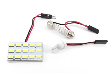 LED panel 5x3 T10 12V 7.5W, W5W, W10W, SV8.5 600lm