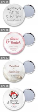 LUSTERKO ŚLUB podziękowania dla GOŚCI 56mm