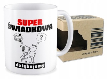 KUBEK ŚLUB PODZIĘKOWANIA DLA RODZICÓW ŚWIADKÓW