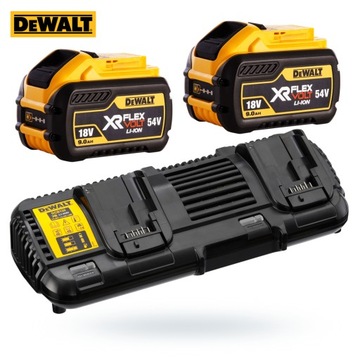 Зарядное устройство DCB132 + 2 аккумулятора 54В 9Ач DCB547 DeWalt