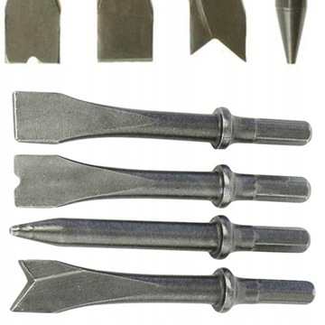 ZESTAW GROTÓW 125mm DO MŁOTKA UDAROWEGO AD-520 HEX