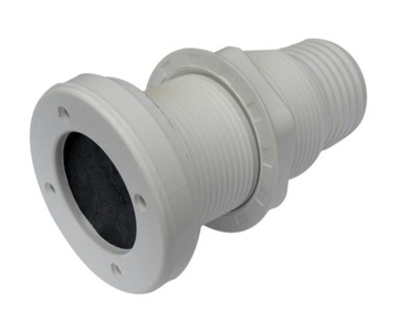 Odpływ wody z pokładu biały śr.55 mm wąż 50 mm