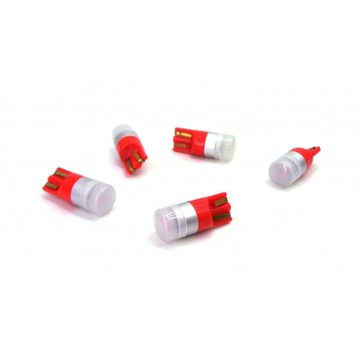 W5W żarówka LED T10 12V CANBUS 190lm Czerwony