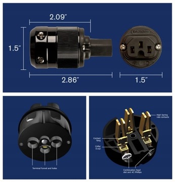 WTYK ZASILAJĄCY WATTGATE ECONOMY 320i IEC