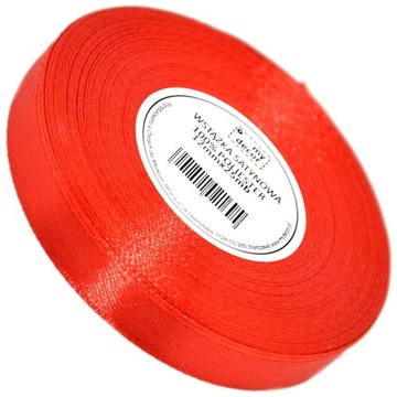 Wstążka Satynowa Tasiemka Atłasowa 12mm 25mb 3078