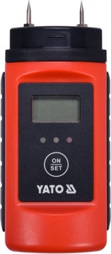 ИЗМЕРИТЕЛЬ ВЛАЖНОСТИ YATO ИЗМЕРИТЕЛЬ ВЛАЖНОСТИ ДЛЯ СТЕН ДЕРЕВЯННЫЕ СТЕНЫ 0,2-60%