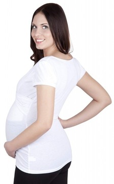 Bluzka ciążowa i do karmienia M18 biała S