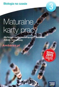 Biologia na czasie Maturalne karty pracy 3 Wwa