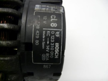 ALTERNÁTOR 0123310010 80A CITROEN BERLINGO