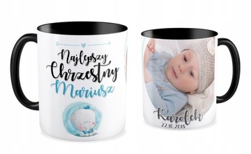 ФОТОКРУЖКА, черная, спасибо крестным родителям