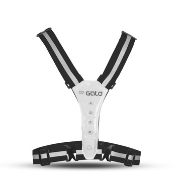 Светоотражающие ремни GATO Safer Sport LED, черные