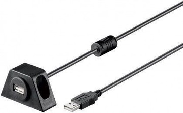 Przedłuż. USB 2.0 Hi-Speed -z uchwytem montażowym