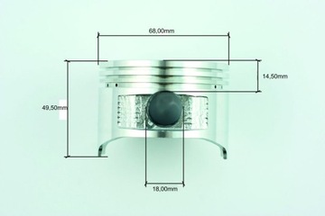 Tłok do LONCIN G200F / LIFAN 168F-2 196cm3