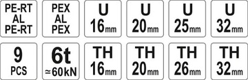 PRASA PRASKA ZACISKARKA RUR PEX AL PERT 16-32mm +G