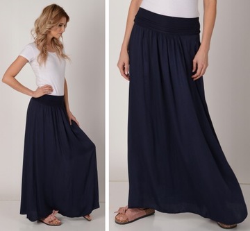 Длинная юбка темно-синего цвета – платье MAXI QUALITY