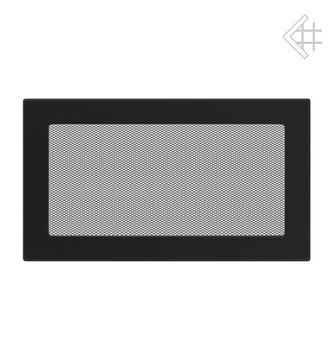 ВЕНТИЛЯЦИОННАЯ РЕШЕТКА КАМИНА 17х30, ЧЕРНАЯ