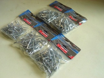 АЛЮМИНИЕВЫЕ ЗАКЛЕПКИ 4,8х12 4,8х10 4х12 4х10 4х8 250 ШТ.