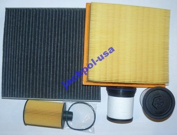 FILTR FILTRY JEEP GRAND CHEROKEE 3,0 CRD KPL 2011-