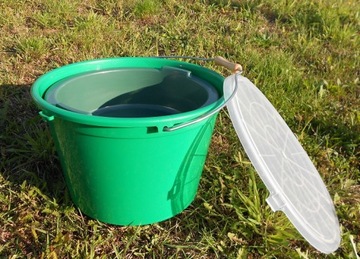 Ведро для прикормки 25 л + ЧАША + КРЫШКА + МЕРКА