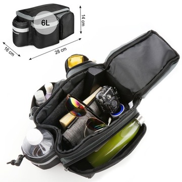 Сумка на багажник для велосипеда Седельная сумка BICYCLE BAG 6L