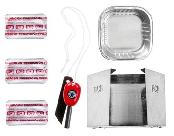 Складная печь BCB Fire Dragon с зажигалкой и 3 кубиками топлива