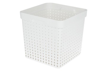 KOSZYK 29,6X29,6X29,6 BIALY