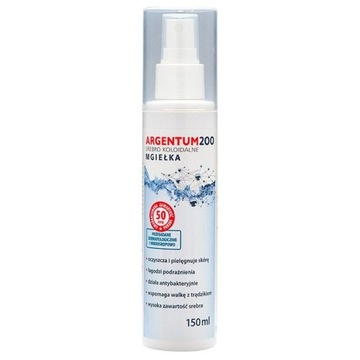Argentum200 Srebro Koloidalne 50 PPM Mgiełka 150ml