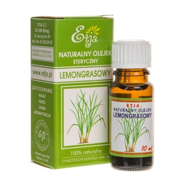 Olejek lemongrasowy 10ML ETJA trawa cytrynowa