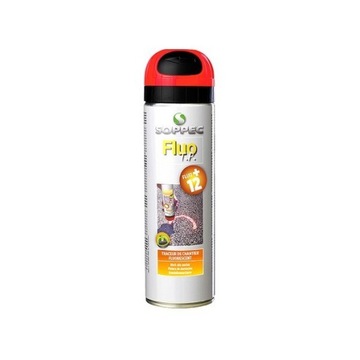Farba Soppec 500ml fluorescencyjna CZERWONA