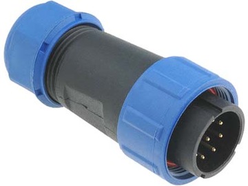 SPP2110-9WW Wtyk 9 pin na kabel 7-12mm IP68