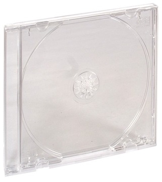 Pudełko 1x CD Jewel Case 10mm Przeźroczyste Wa-Wa