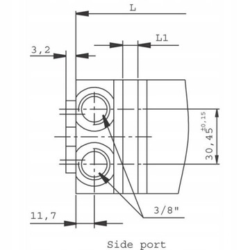 Орбитальный гидравлический двигатель SMM50 16 мм, 1,8 кВт