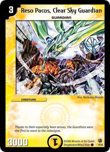 *DM-02 DUEL MASTERS - RESO PACOS, CLEAR SKY.. -