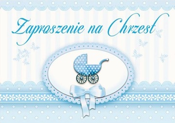 ZAPROSZENIE na chrzest chrzciny do chrztu św.